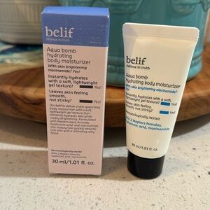 New Belif aqua bomb hydrating body moisturizer